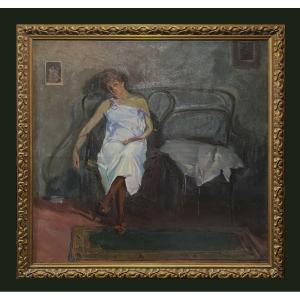 école Impressioniste (1900s) - Scène De Bordel