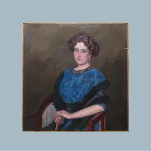 école Espagnole (début XXème) - Portrait Madame