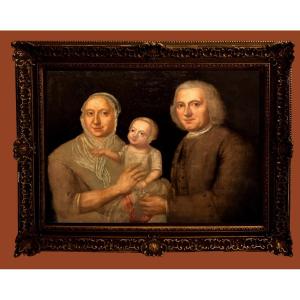 French School (c. 1760) - Magnificent Family Portrait