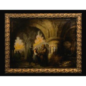 Jenaro Pérez de Villaamil y d'Huguet (1807-1854) [Attrib. à] - Rendez-Vous dans la Crypte