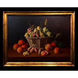 École Espagnole (XIX) - Le Panier du Vigneron