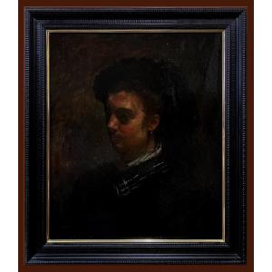 Paul Albert Laurens (1870-1934) - Portrait en Clair-Obscure