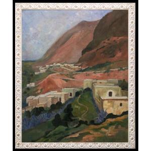 	 École Orientaliste (c. 1930) - Paysage de la Grande Canarie