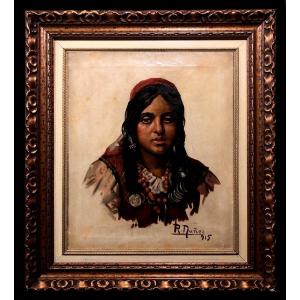 	 Orientalist School (19th-20th Centuries) - A Berber Bride