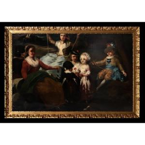 Francisco de Goya y Lucientes (1746-1829), suiveur de, c. 1880 - Le Balançoire