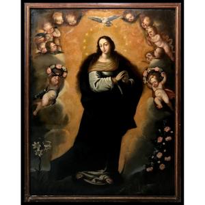 School Of Seville (circa 1700) - Glory Of The Monumental Immaculate Conception