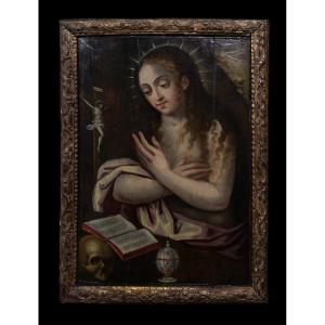 École Espagnole (c. 1620) - Pénitence de la Madeleine