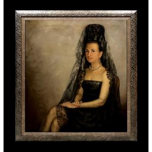 	 Jorge Pérez Román (1927-1993) - La Mantilla 