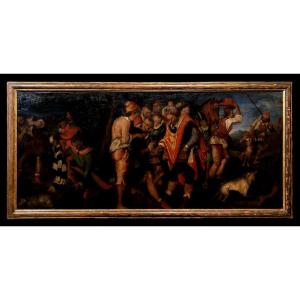 	 Pedro Orrente (1580-1645), entourage de - Joseph vendu par ses frères