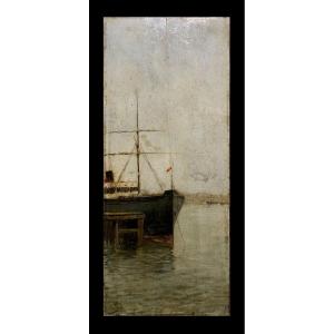 École espagnole (vers 1900) - Le paquebot espagnol « Patricio de Satrústegui »