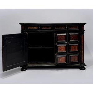 Somptueuse Étagère Cabinet style flamande - c. 1900