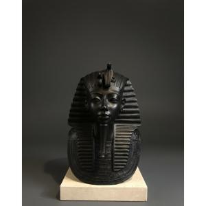 Large Bronze Head Of Tutankhamun - Spain, Ed. Skel, C. 2010
