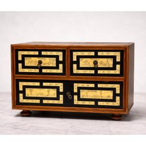 Small Flemish Style Cabinet - Spain, C. 1920