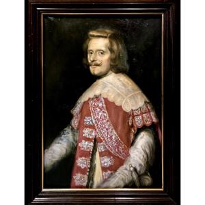 Spanish School (20th Century) - King Philip IV At Fraga (after Velazquez)