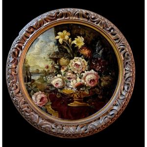 	 École Italienne (c. 1800) - Le Triomphe de Flore