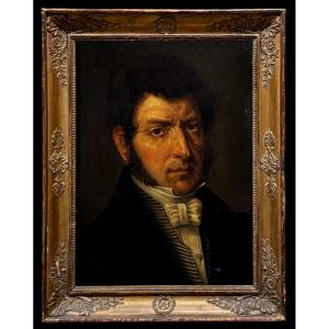 Romantic School (c. 1830) - Portrait Of A Gentleman