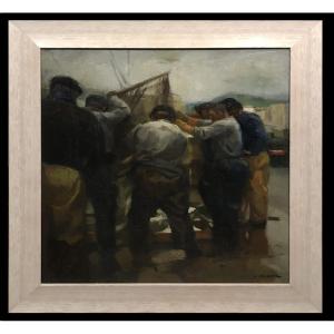 	 Manuel Martínez Alcover (1926-2008) - Arrantzaleak (Pêcheurs)