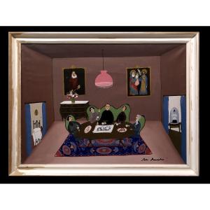 	 école Naïf Espagnole (1970s) - Hot Chocolate For Monsieur Le Curé