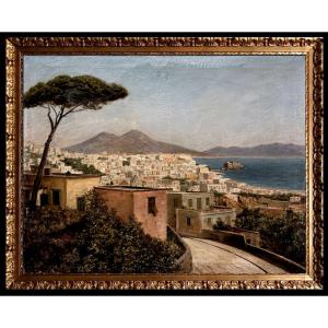	 L. Erhard (c. 1900) - Naples vue de Posilipo