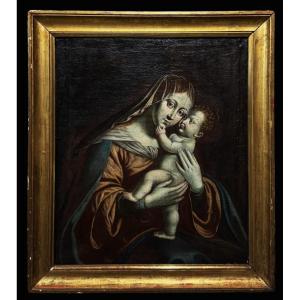 École ombrienne (vers 1670) - La Vierge au voile