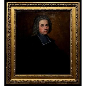 Nicolas de Largillierre (1656-1746), Atelier de - Portrait de Jeune Abbé
