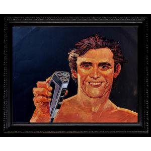 Spanish School (c. 1970) - Advertising Gouache Razor