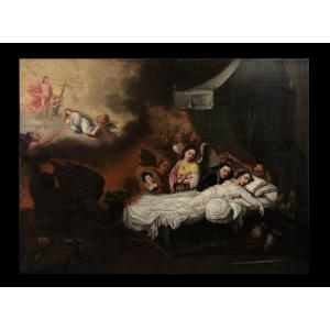 École du Brésil (c. 1810) - La Mort du Pecheur