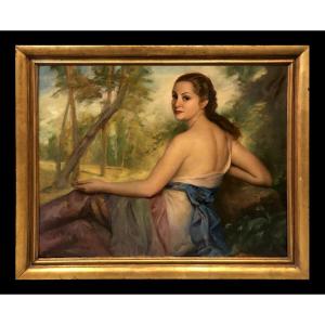 Víctor Moya Y Calvo (1890–1972) — The Blonde Goddess