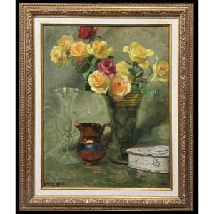 Léon Régis Junique (1875–1945) — “tell Me About Roses”