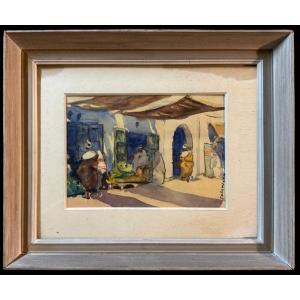 Orientalist School (c. 1950) - Tetouan Triptych, Ii