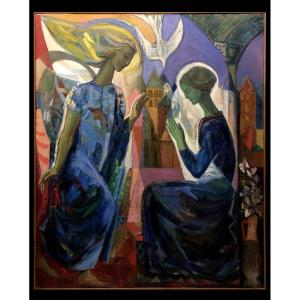 Isidro Parra (1925-2007) - L'Annontiation - XXL