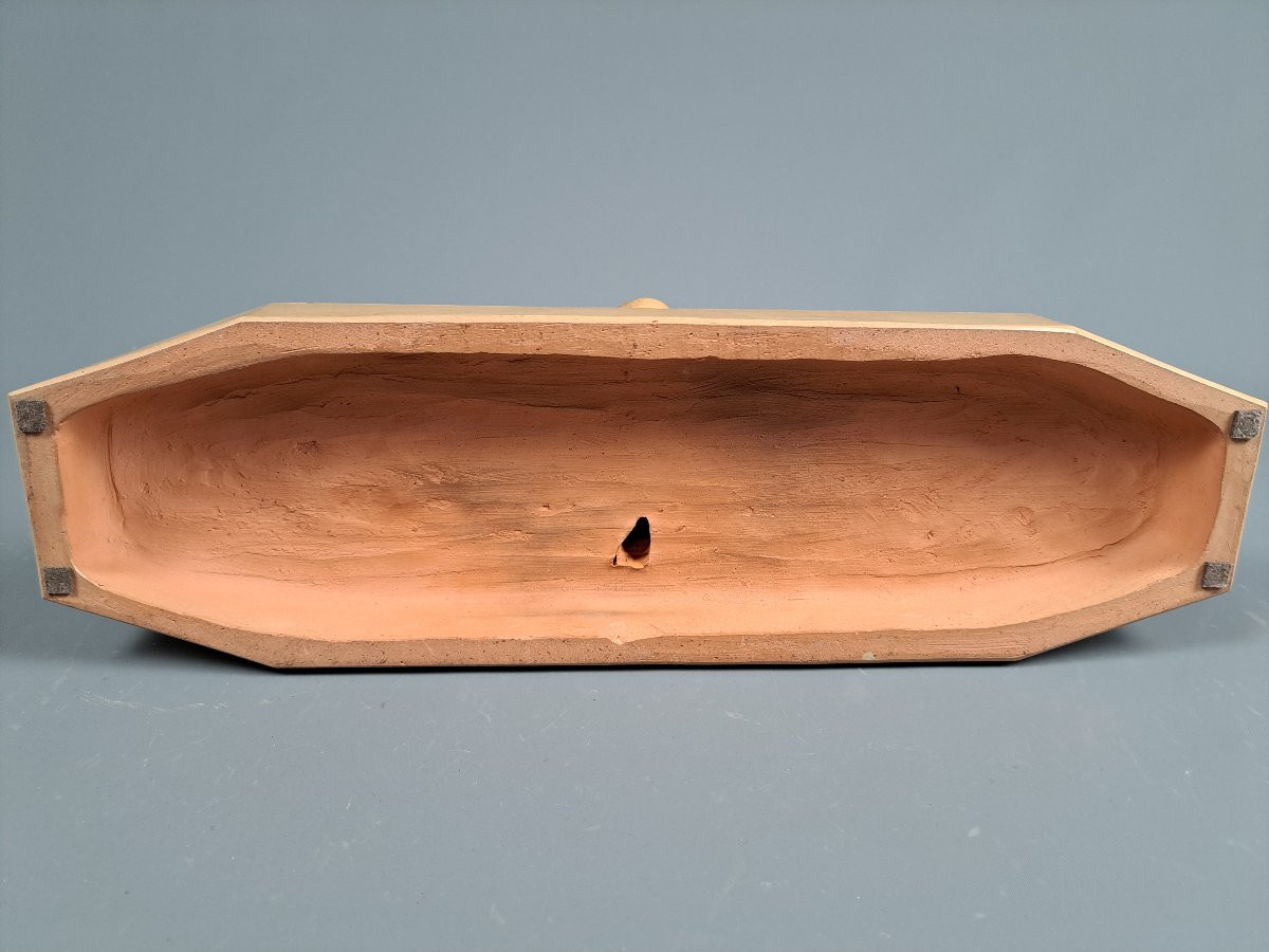 "Nue Endormie", Terre Cuite Début XXème.-photo-1