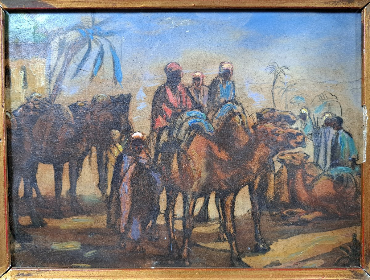 Ecole orientaliste de la fin du 19ème.-photo-4