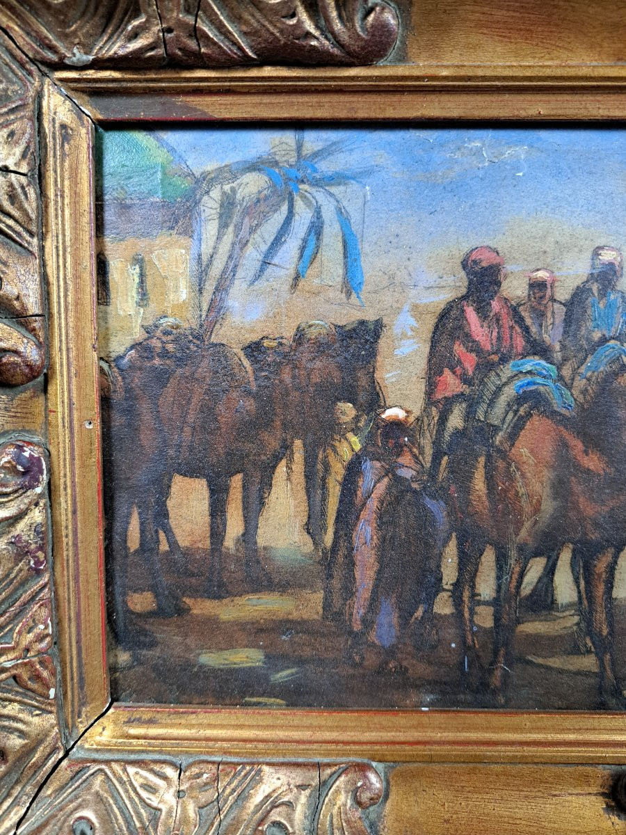 Ecole orientaliste de la fin du 19ème.-photo-1