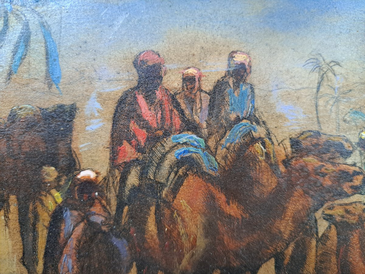 Ecole orientaliste de la fin du 19ème.-photo-2