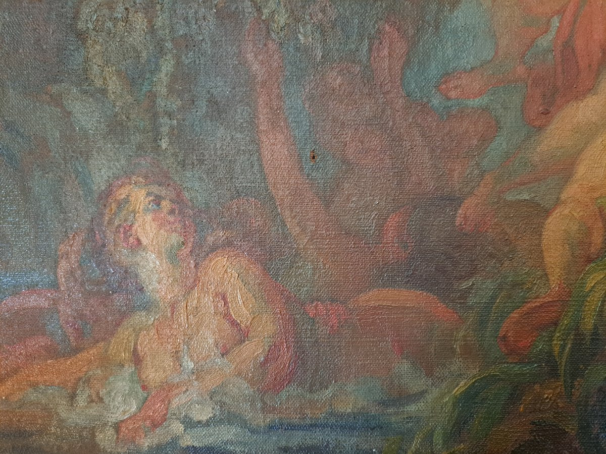 After Fragonard (1732-1806), 19th Century French School.-photo-2