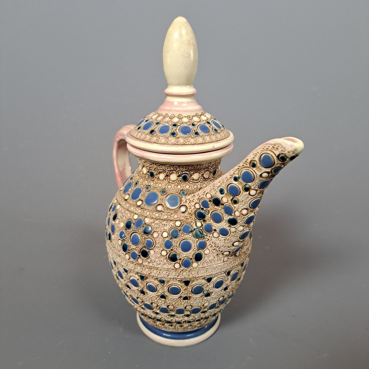 Paul DORDET (1896-1996), Théière décor orientaliste début 20ème.-photo-4