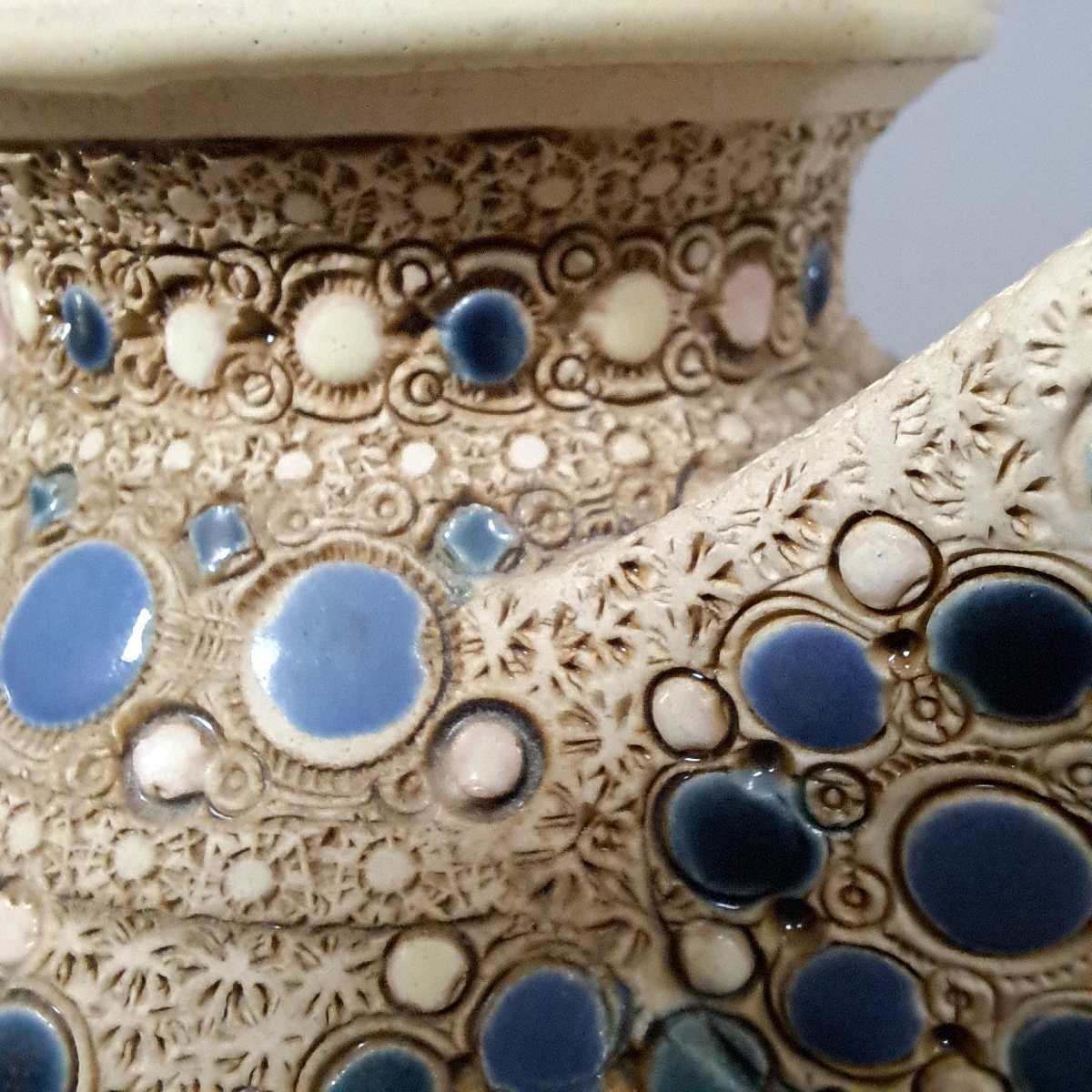 Paul DORDET (1896-1996), Théière décor orientaliste début 20ème.-photo-2