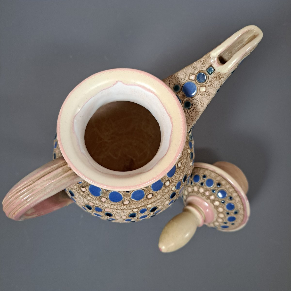 Paul DORDET (1896-1996), Théière décor orientaliste début 20ème.-photo-5