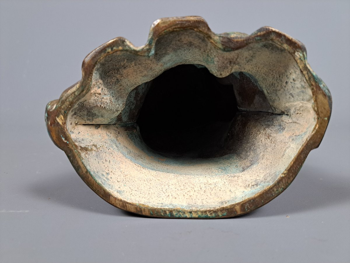 Bronze de dignitaire mandarin, Début XXème.-photo-2