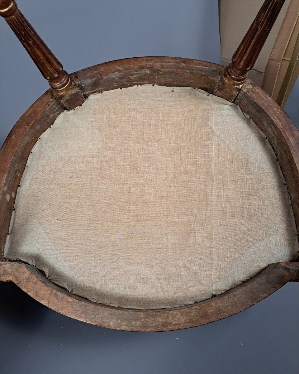 Louis XVI Stamped Gondola Bergères -photo-4