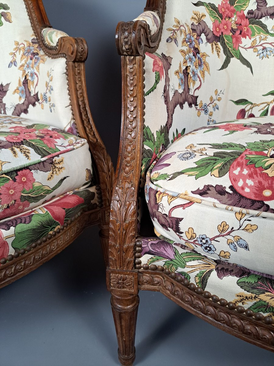 Louis XVI Stamped Gondola Bergères -photo-6