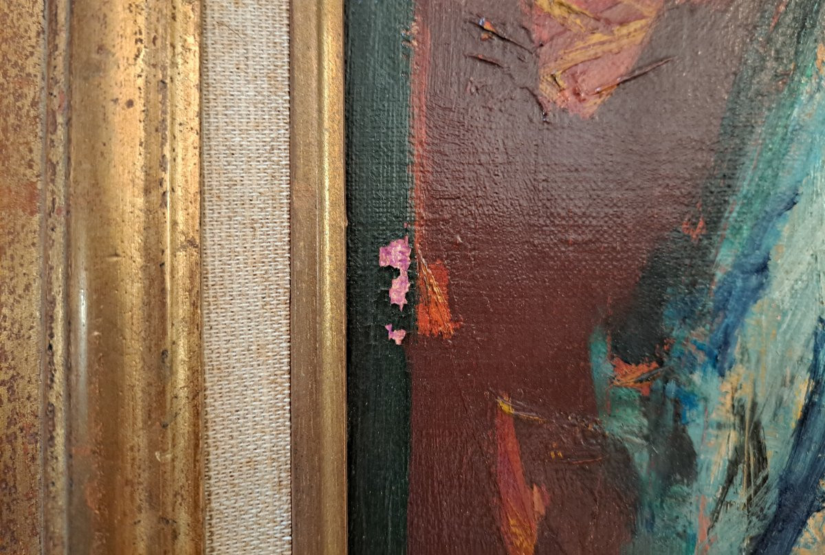 "seated Nude", By Louis Barthommé-saint-andré (1905-1977)-photo-3