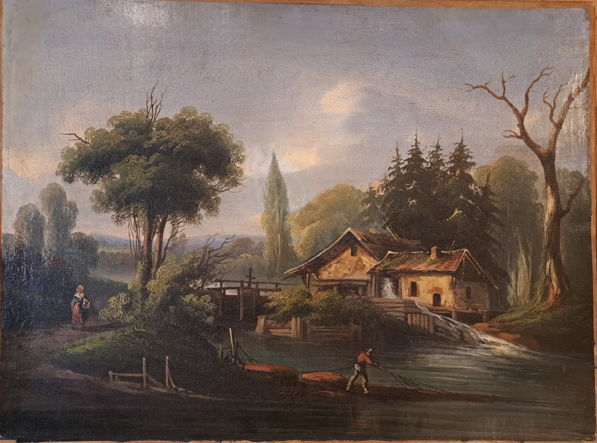 Lot de 3 écoles françaises seconde moitié du 19ème.-photo-3