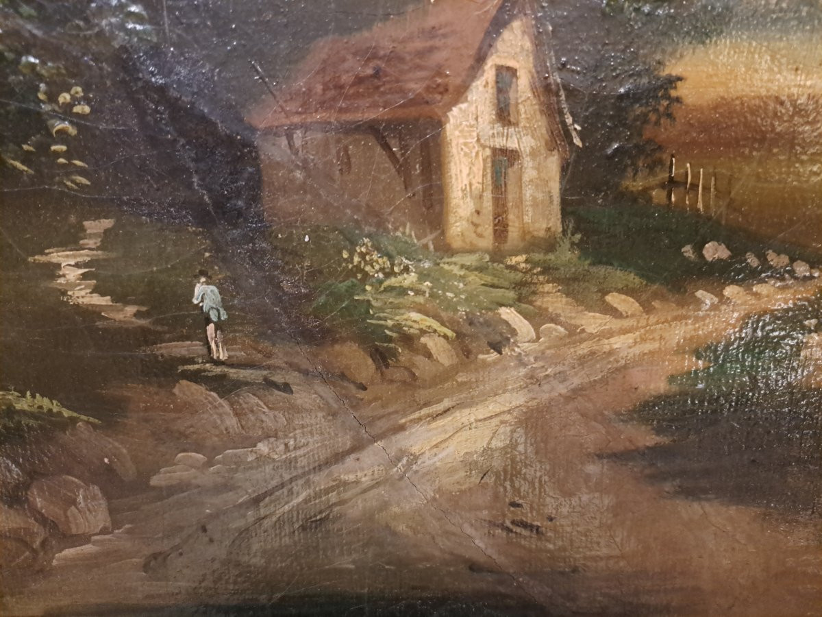 Lot de 3 écoles françaises seconde moitié du 19ème.-photo-6