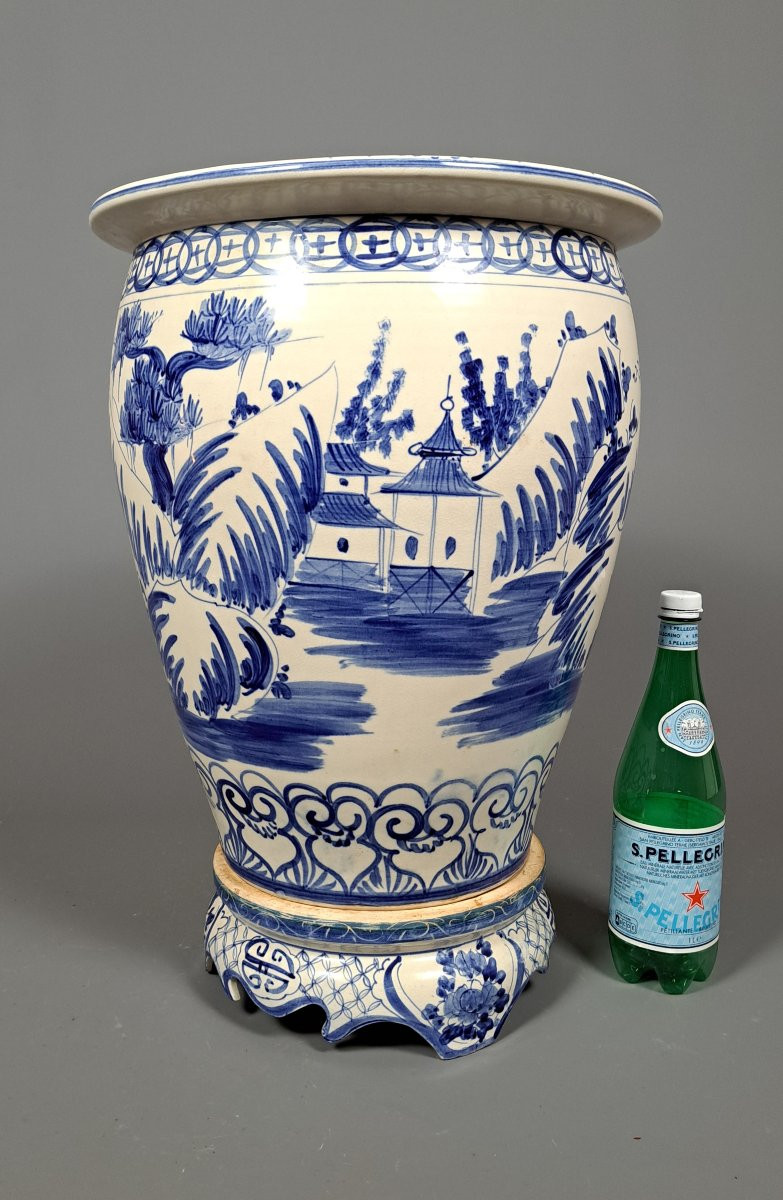 Large Vietnamese Ceramic Plant Pot.-photo-3