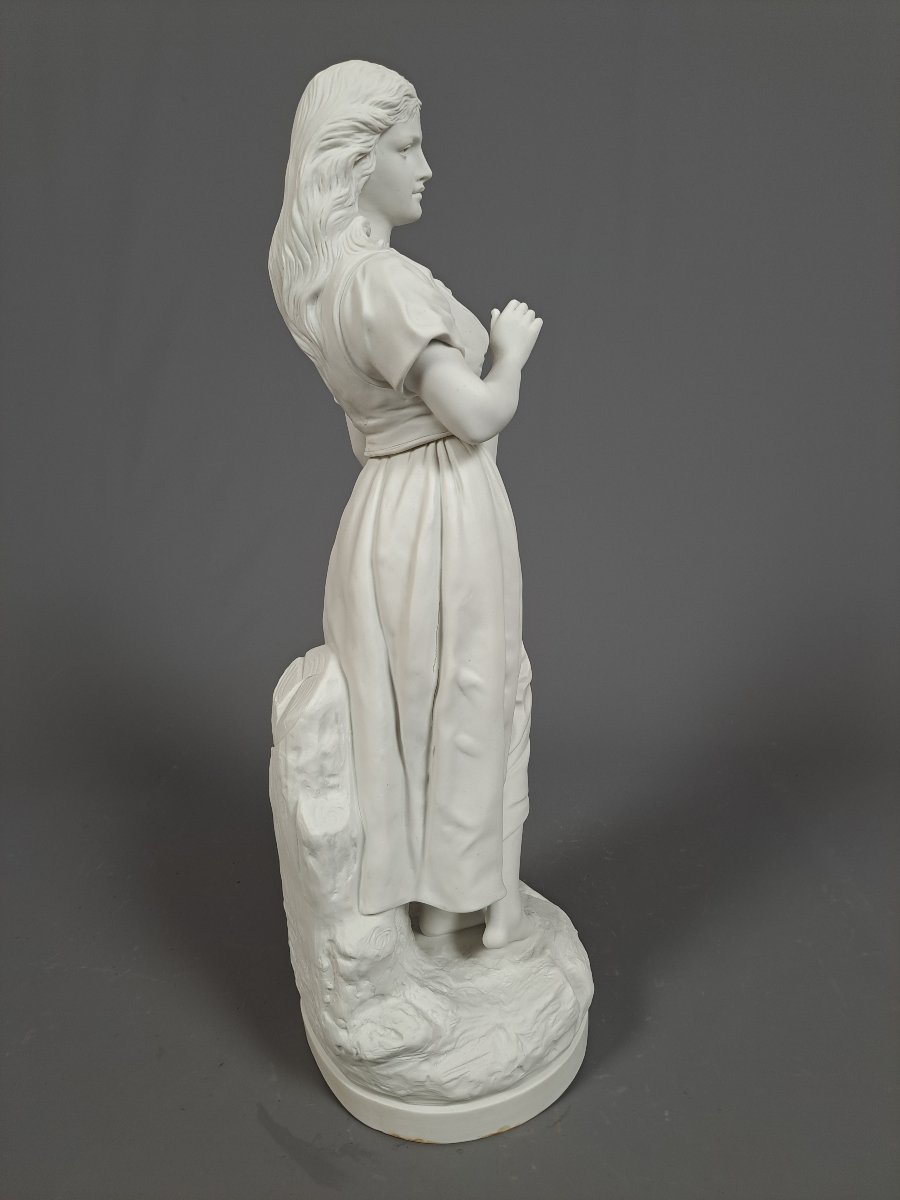 Young Woman With A Mandolin - After Joseph Le Guluche (1849–1915)-photo-2