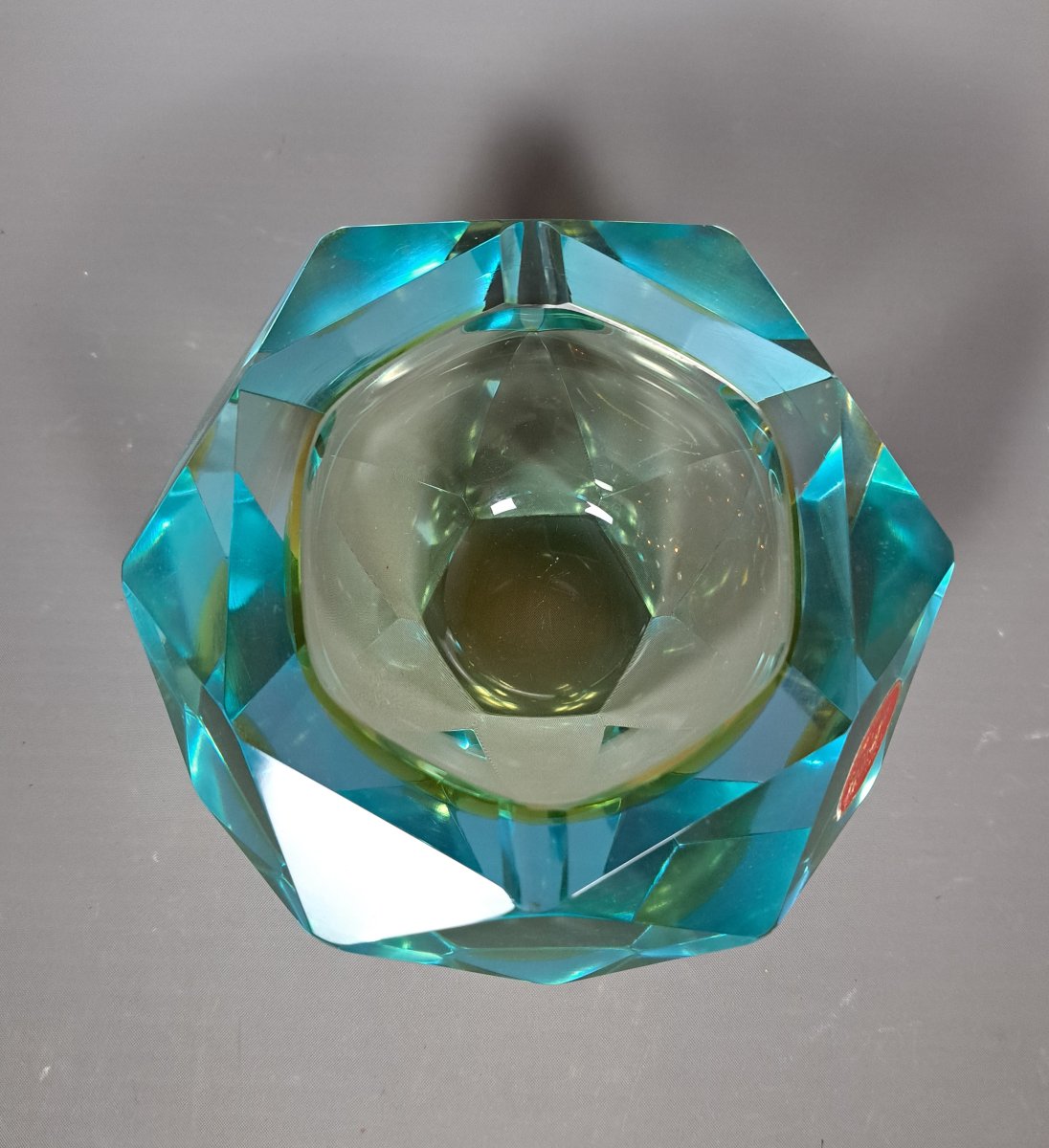 Cendrier ou vide-poche en verre de Murano.-photo-3