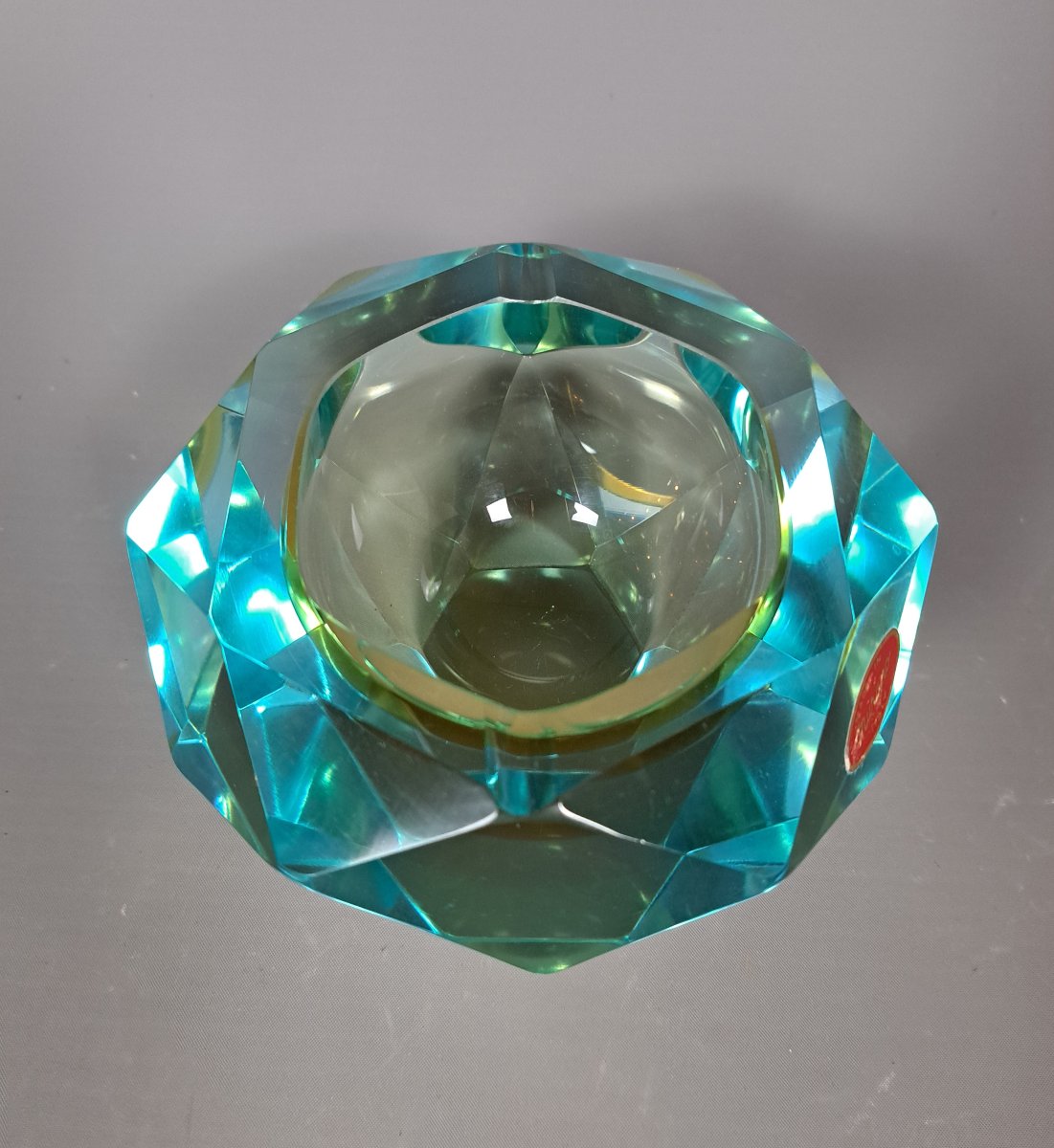 Cendrier ou vide-poche en verre de Murano.-photo-3