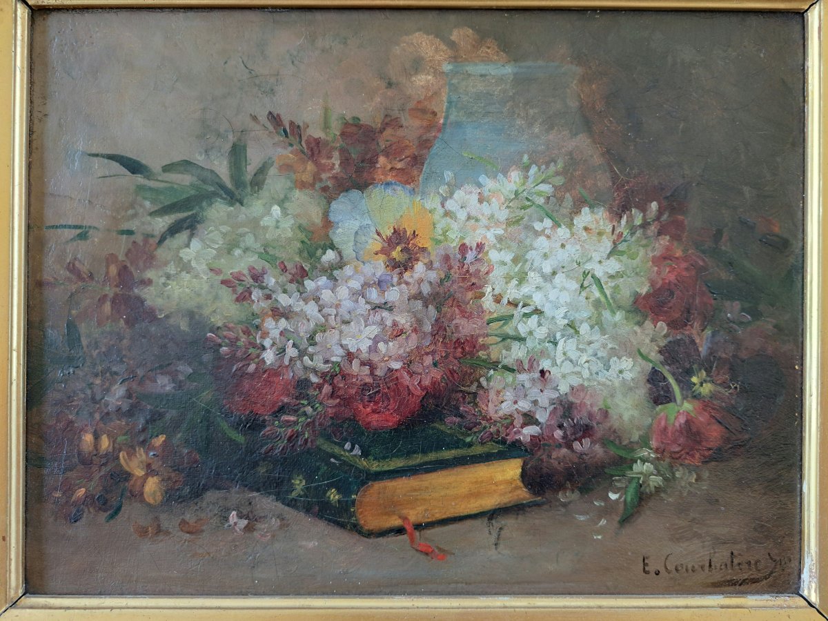 Still Life With Scattered Flowers, Late 19th Century.